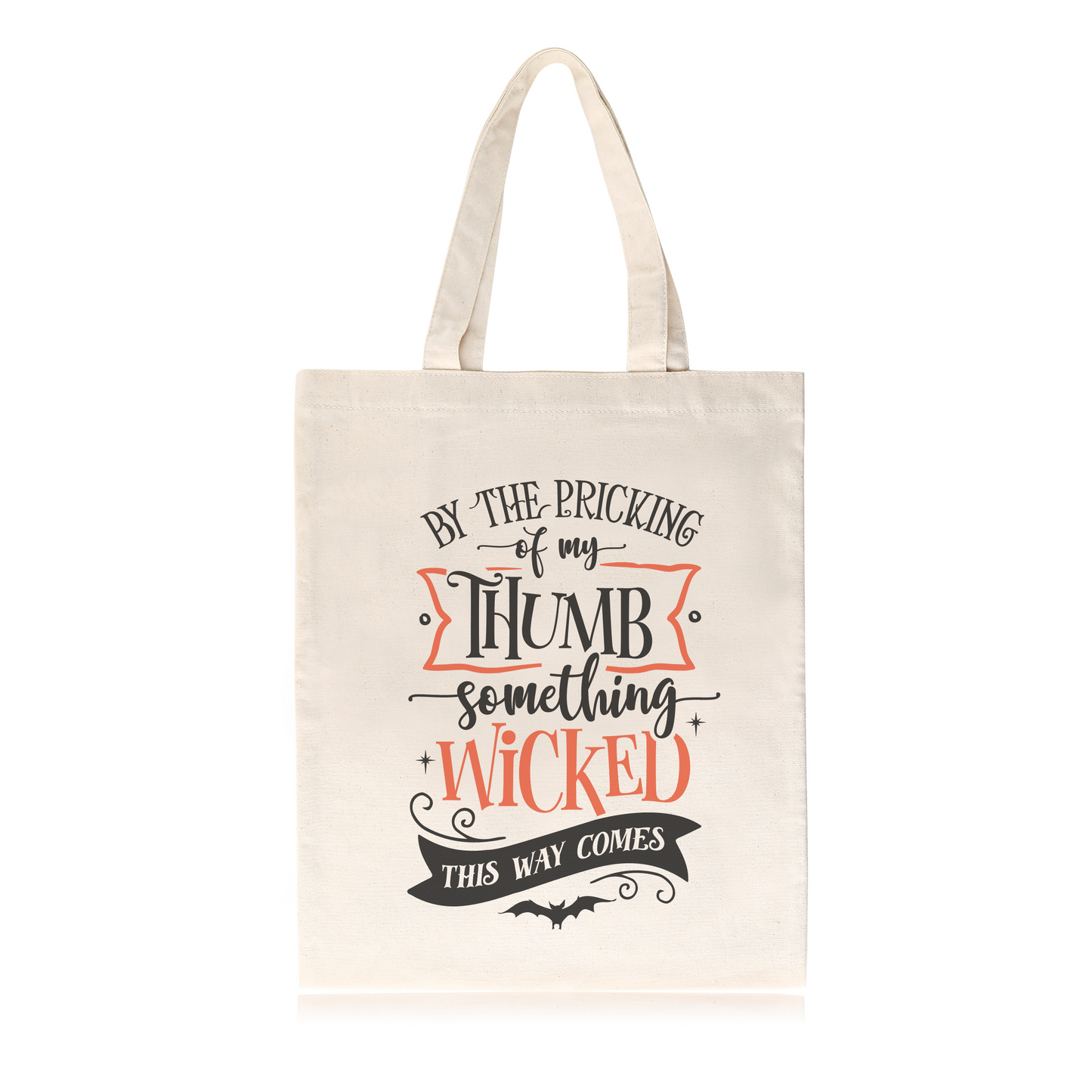 Something Wicked Tote Bag - 16" H x 15" W