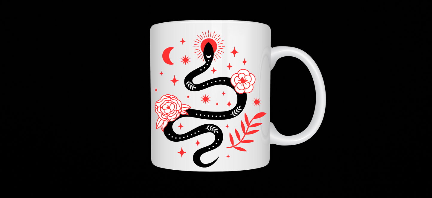 Celestial Snake Mug - 15oz