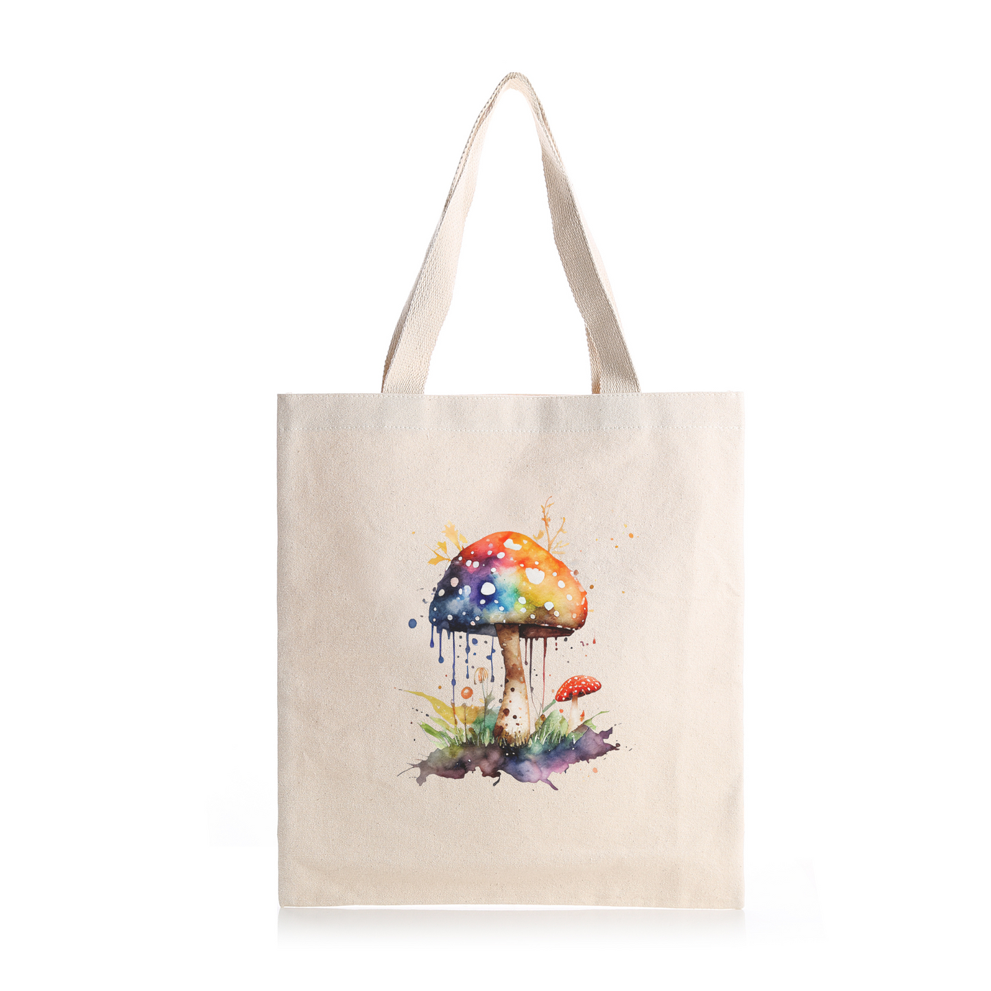 Psychedelic Bloom Tote Bag - 16" H x 15" W