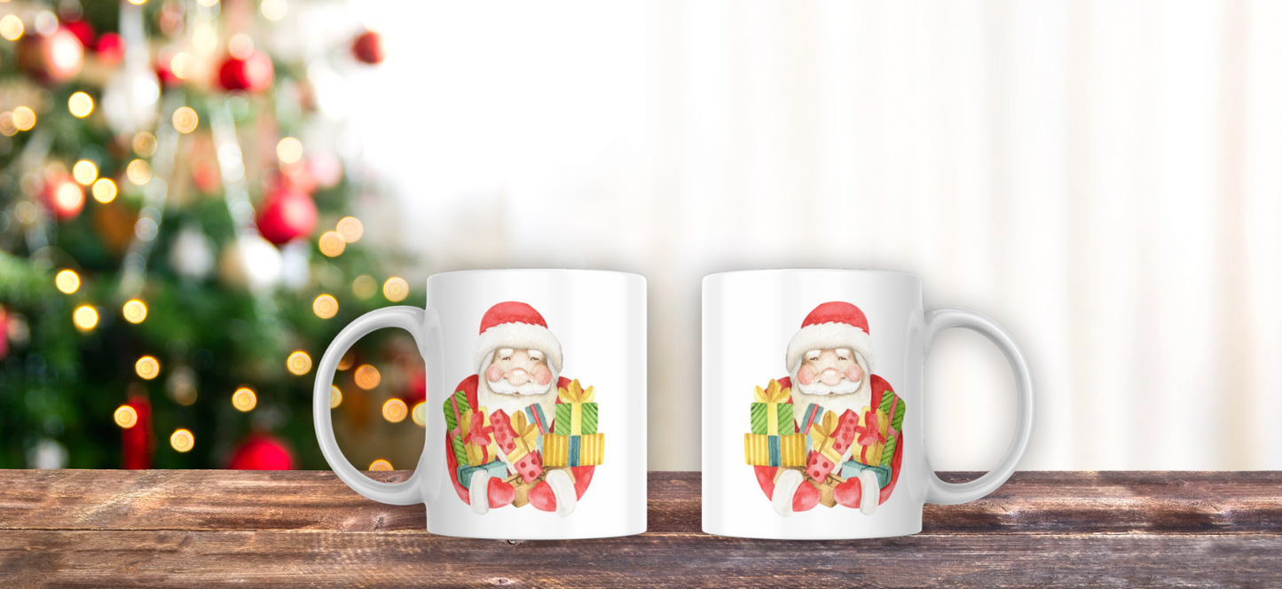 Here Comes Santa Claus Mug - 15oz