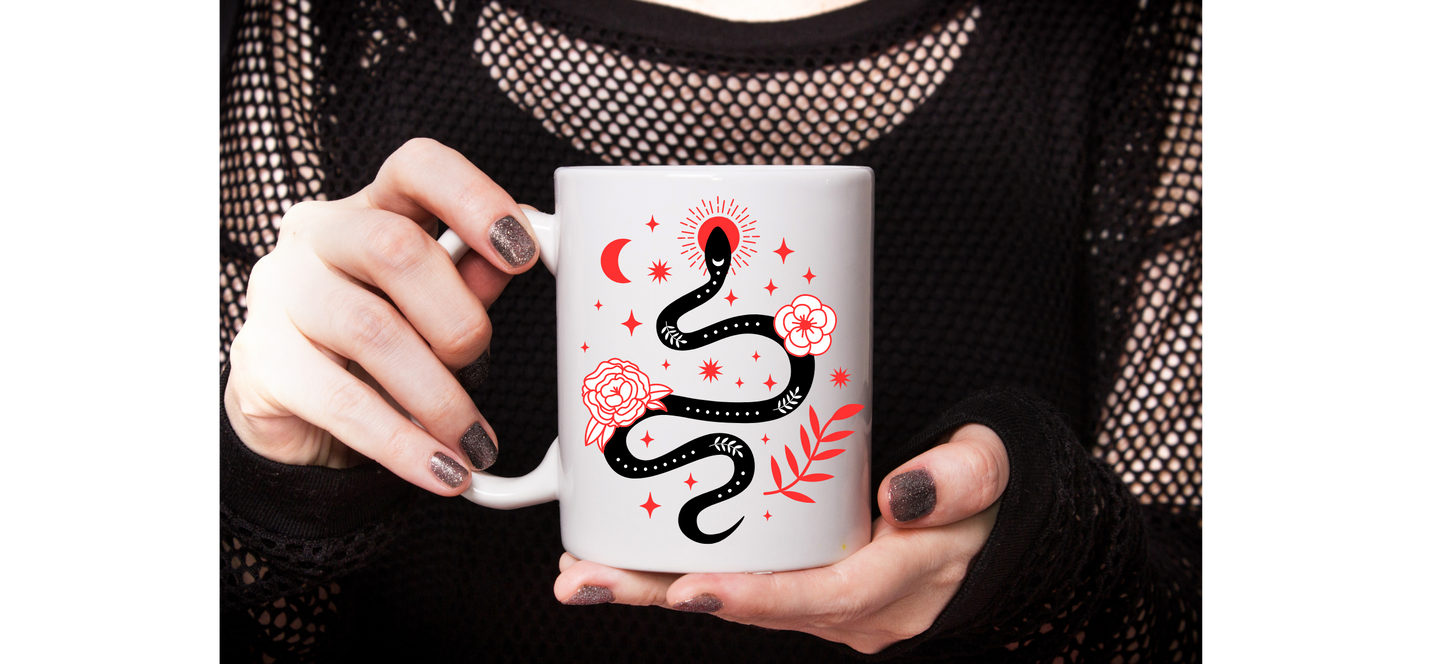 Celestial Snake Mug - 15oz