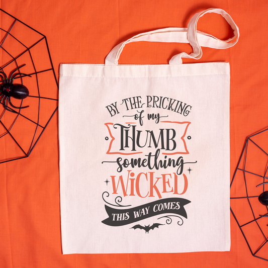 Something Wicked Tote Bag - 16" H x 15" W