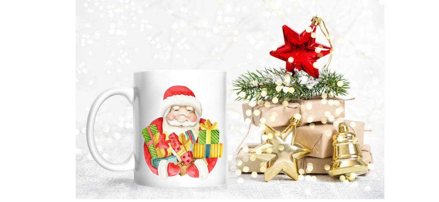 Here Comes Santa Claus Mug - 15oz