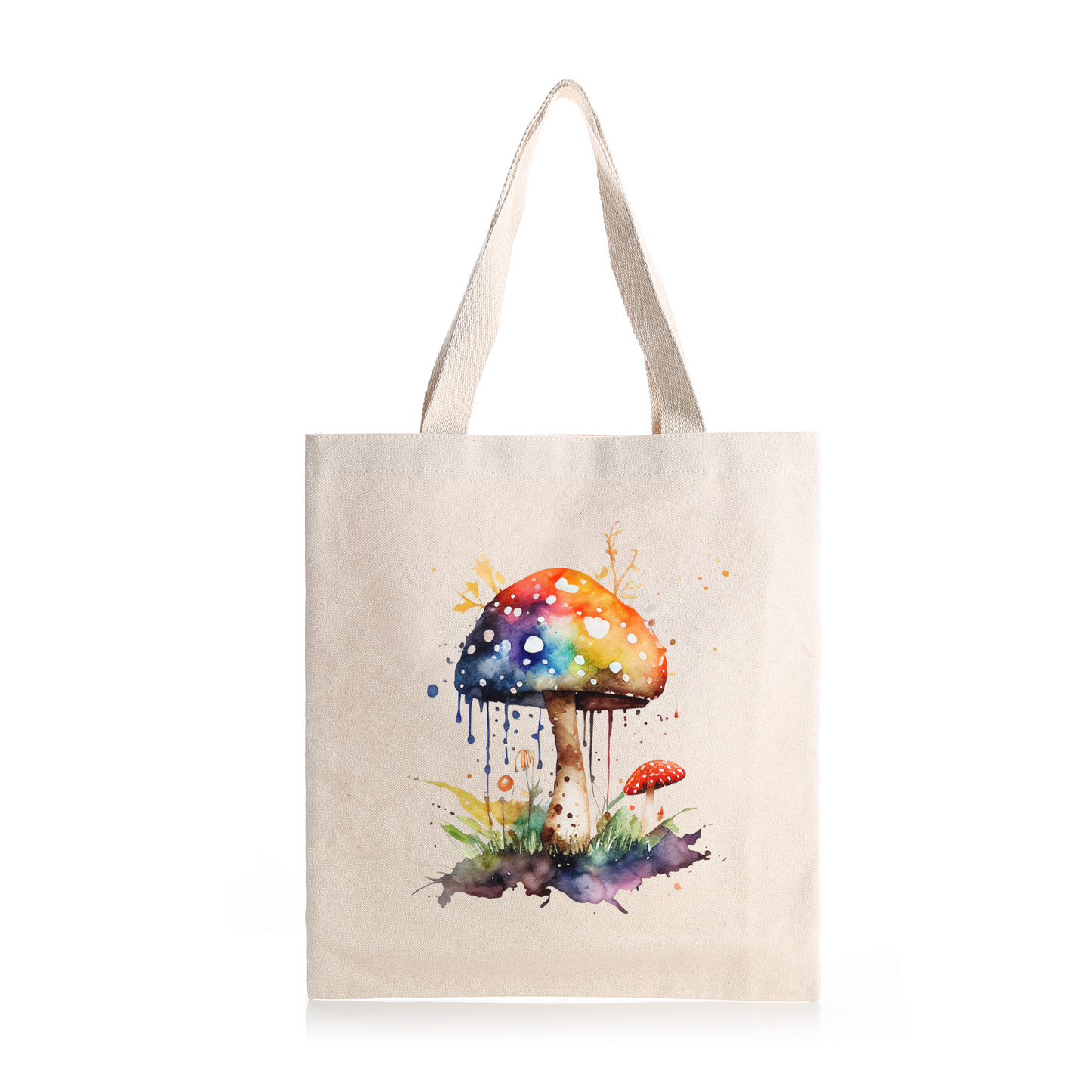 Psychedelic Bloom Tote Bag - 15" H x 15" W