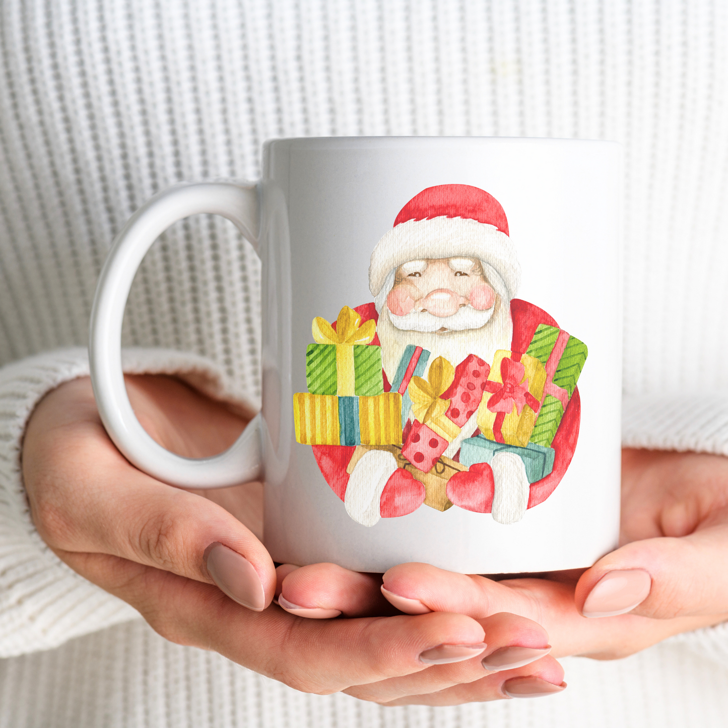 Jolly Santa Claus Mug - 15oz