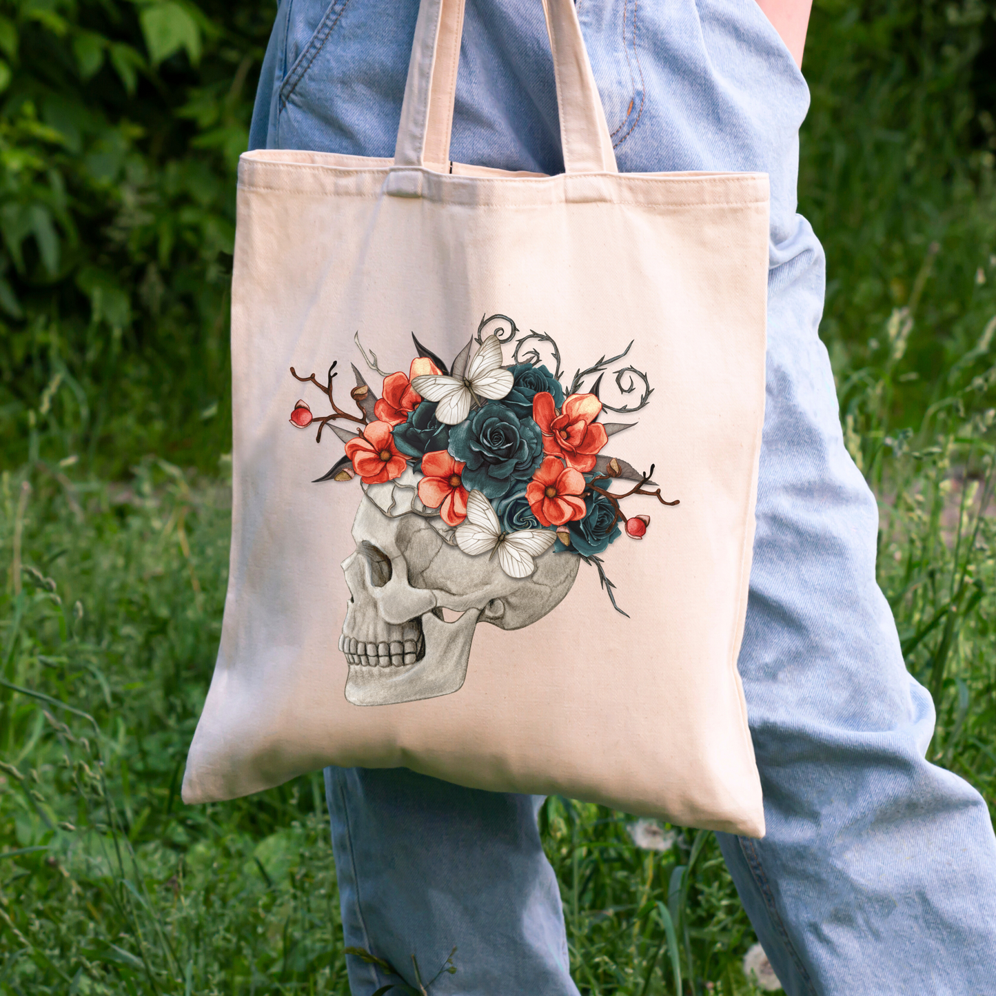 Flora Tote Bag - 15" H x 15" W