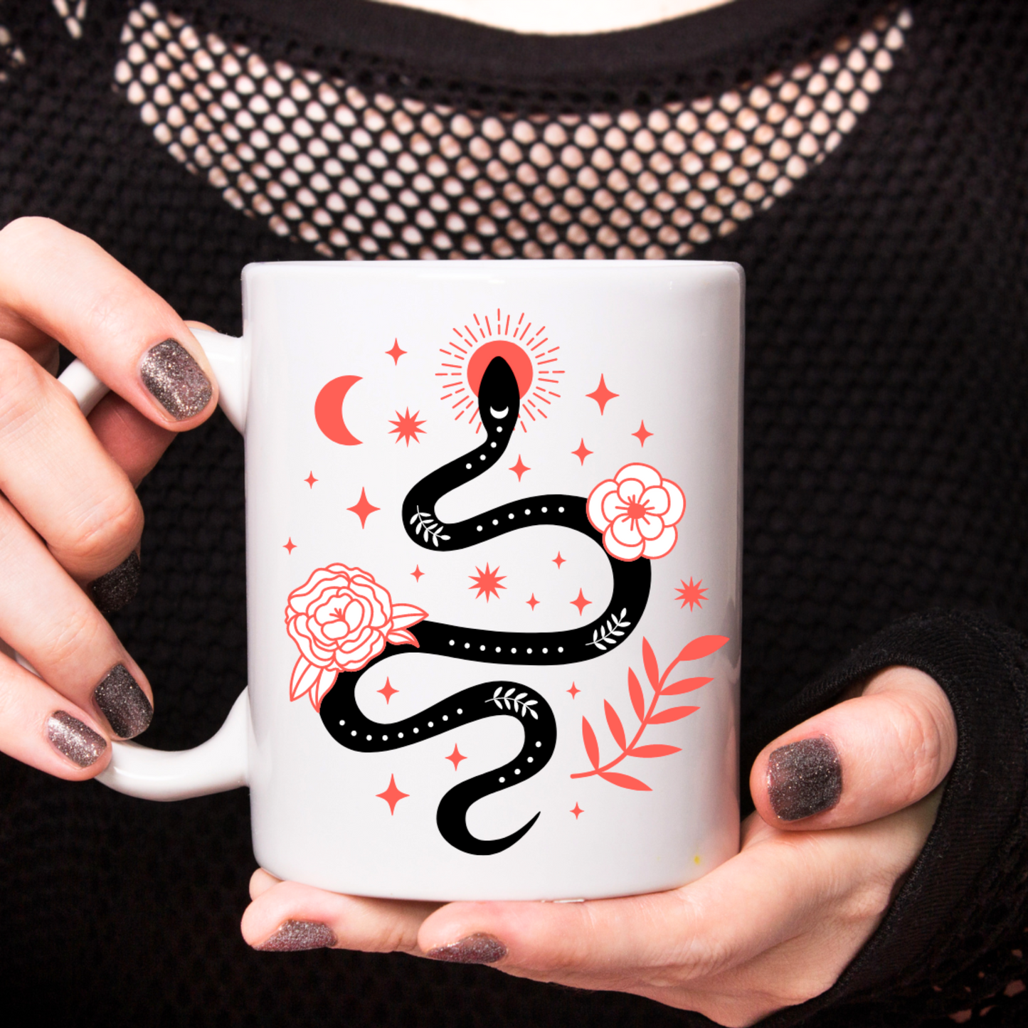 Celestial Snake Mug - 15oz