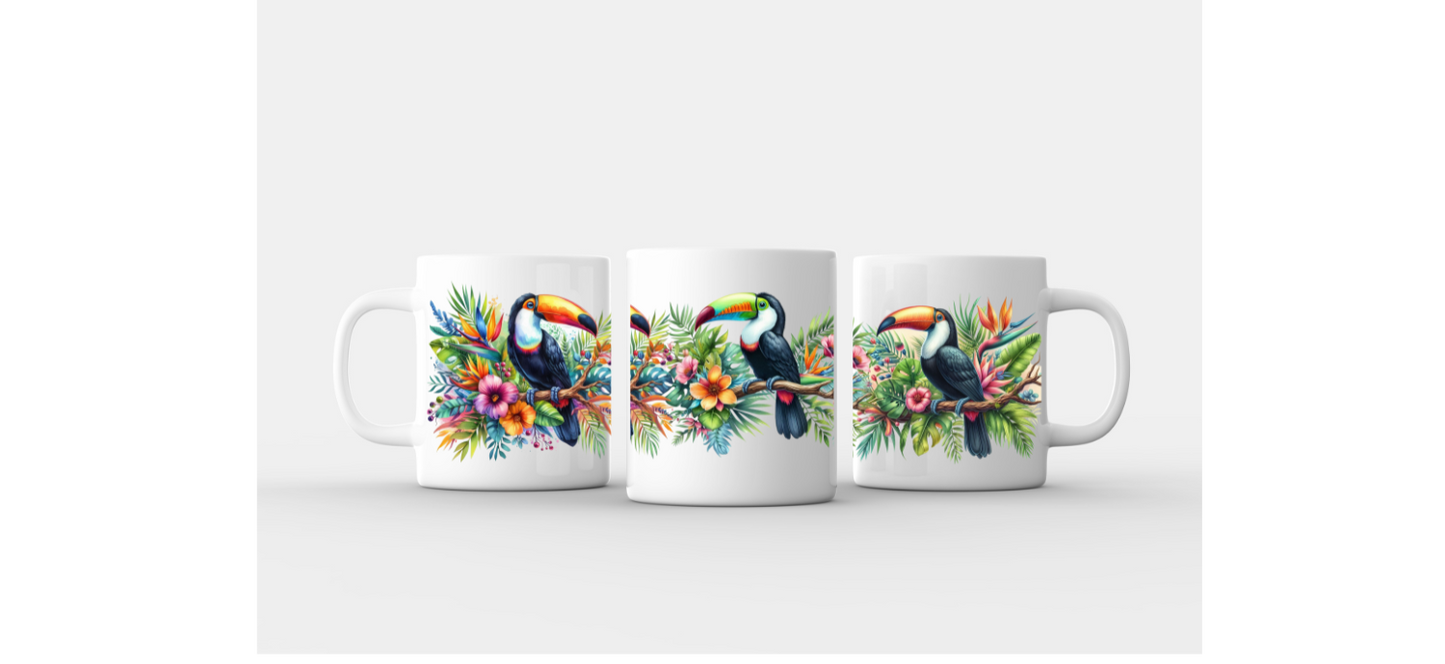 Tropical Toucans - 15oz Mug