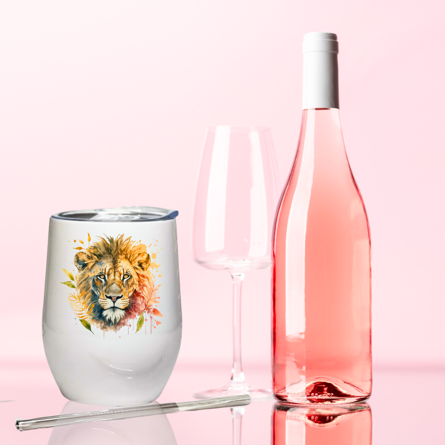 Fierce Lion - 12oz Tumbler